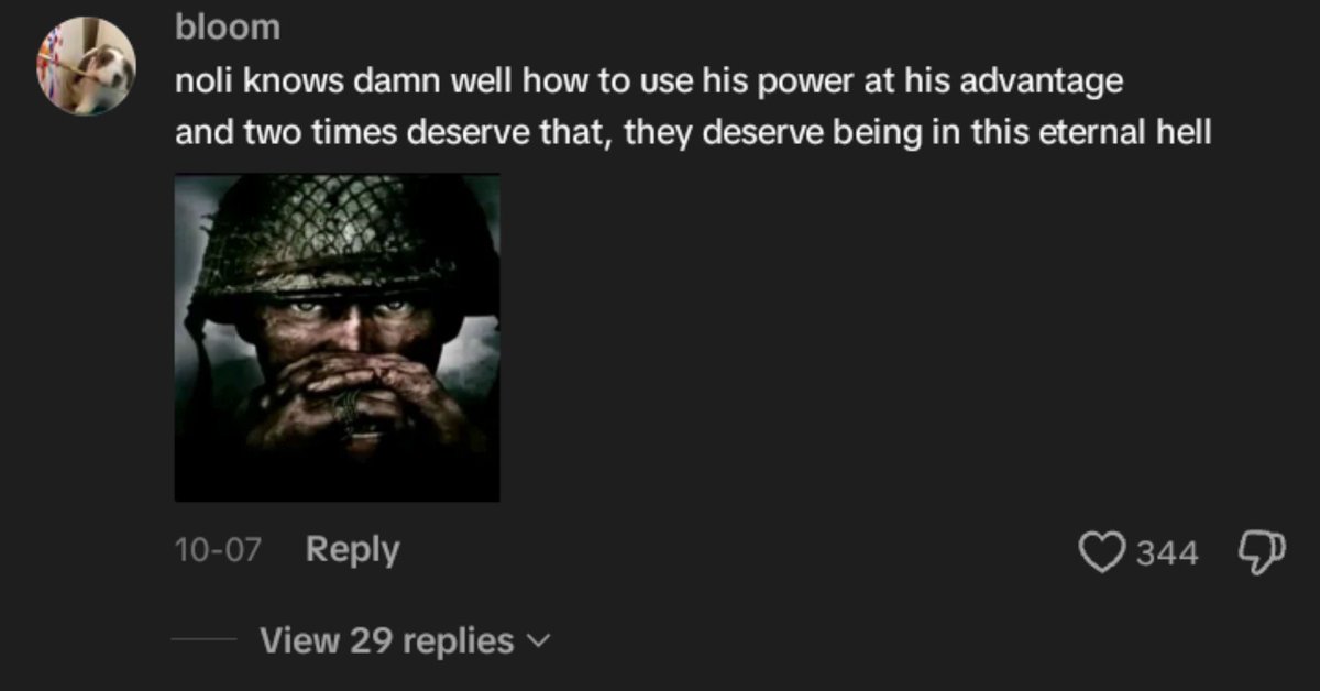 voidisabsolute's tweet photo. Tiktok forsaken fans when the victim of grooming abuse and manipulation behaves like a victim (they deserve to be in hell instead of the irresponsible leaders and the terrorist and the victims of said leaders and terrorist and the other innocent people in the realm) https://t.co/ySerR8yuoy