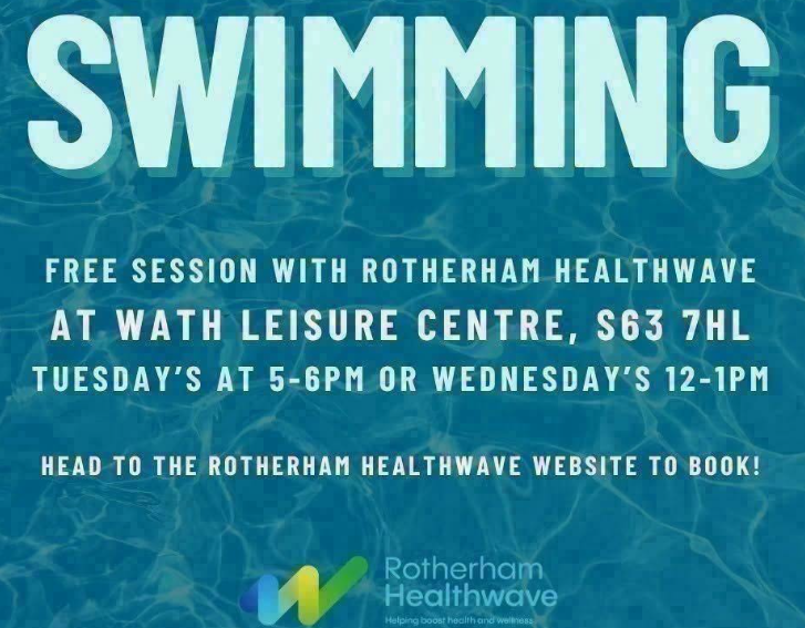 Stag_RosePPG's tweet photo. #tuesdays with Rotherham Healthwave

#FREE swimming sessions at Wath upon Dearne Leisure Centre 🏊‍♂️

📅 Tuesdays 5–6pm
📅 Wednesdays 12–1pm
📍 S63 7HL

BOOK now through the Rotherham Healthwave website and make a splash this week! 🌊 https://t.co/5Vn3yoaUL0

 #FreeSwimming https://t.co/6O0CLOSwDB