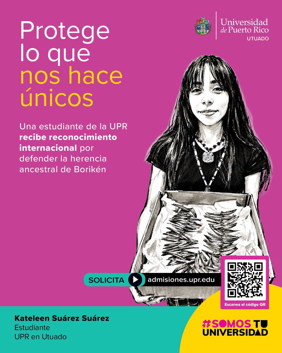 UPR_Oficial's tweet photo. Un salón puede ser el comienzo. El mundo puede ser tu próximo destino.

En la UPR, nuestros estudiantes convierten conocimiento y talento en logros que trascienden fronteras. Tu historia puede llegar lejos.

🎓 Solicita admisión: https://t.co/QdFlvNPoqB

#SomosTuUniversidad https://t.co/BMBBKbHfis
