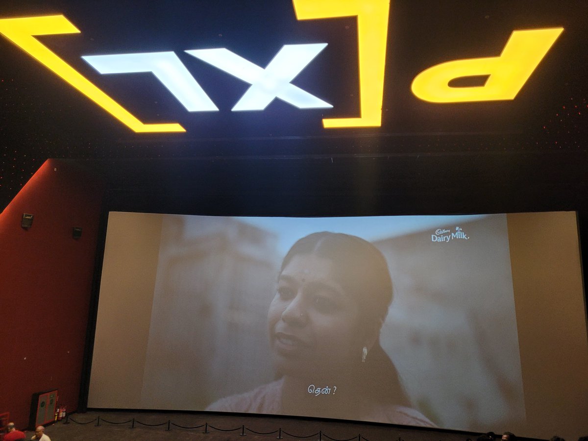 hari_kishoreD's tweet photo. #PVR PXL vrmall 

4K laser pathetic Dim brightness and zero color calibration 

Audio JBL new subwoofers added superb bass and clarity

Seats too rough and bad quality 

Just screen is big without dust 

20mins delay https://t.co/8g9bdvSpxp