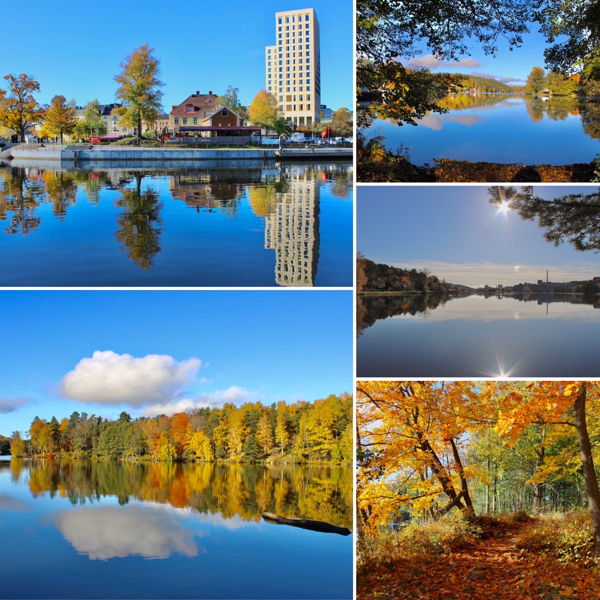 pellecarlsson's tweet photo. Fantastisk höstdag ☀️ i tokvackra Kringelstan 🥰🍁 Å test av kamerapresent - ”Canonkul” ju📷😜 #nybörjare #offtopic #stadenvidkanalen https://t.co/PgXfcLkxxN