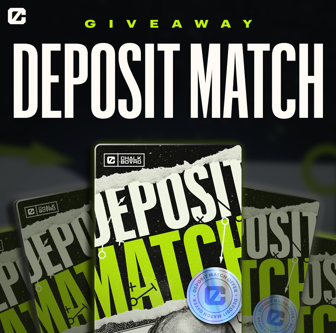 ChalkboardHQ's tweet photo. WE ARE SO BACK 🏀

Giving away FIVE 100% Deposit Match cards to someone to celebrate! To enter, just complete the following:  

💰 Like &amp; Repost 
💰 Comment CB username 
💰 Tag the best person to tail for NBA https://t.co/eM5oTJYkO4