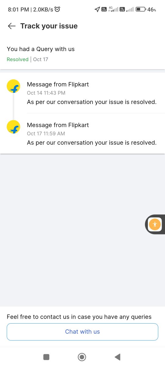 Sumit758Sumit's tweet photo. @AbhishekJh85283 @flipkartsupport @jagograhakjago भाई ये Flipkart wale फ्रॉड है। मैने ट्वीट किया था इनके खिलाफ तो इन्होंने एक मैसेज चिपकाया। फिर खुद ही मेरी शिकायत का समाधान का स्टेटस अपडेट कर दिया। ये बिल्कुल नीचता दिखा रहे है। गिरो सालों गिरो कितने गिरोगे। नीचता की भी हद होती है। तुम लोग ने नीचता की सीमा पार कर दी। https://t.co/B3retusJJe