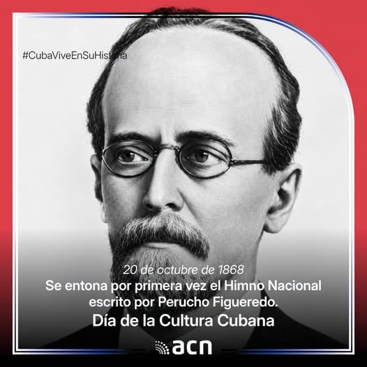 MINSAPCuba's tweet photo. 📹🩰🎶🇨🇺 Hoy celebramos el Día de la Cultura Cubana.

🗓️El 20 de octubre de 1868, en Bayamo, se escuchó por primera vez nuestro Himno Nacional, de Perucho Figueredo, que sigue siendo símbolo de identidad y resistencia.

🗣️@DiazCanelB: «Salvar la Cultura es salvar la patria». https://t.co/Suk1RTBTjI