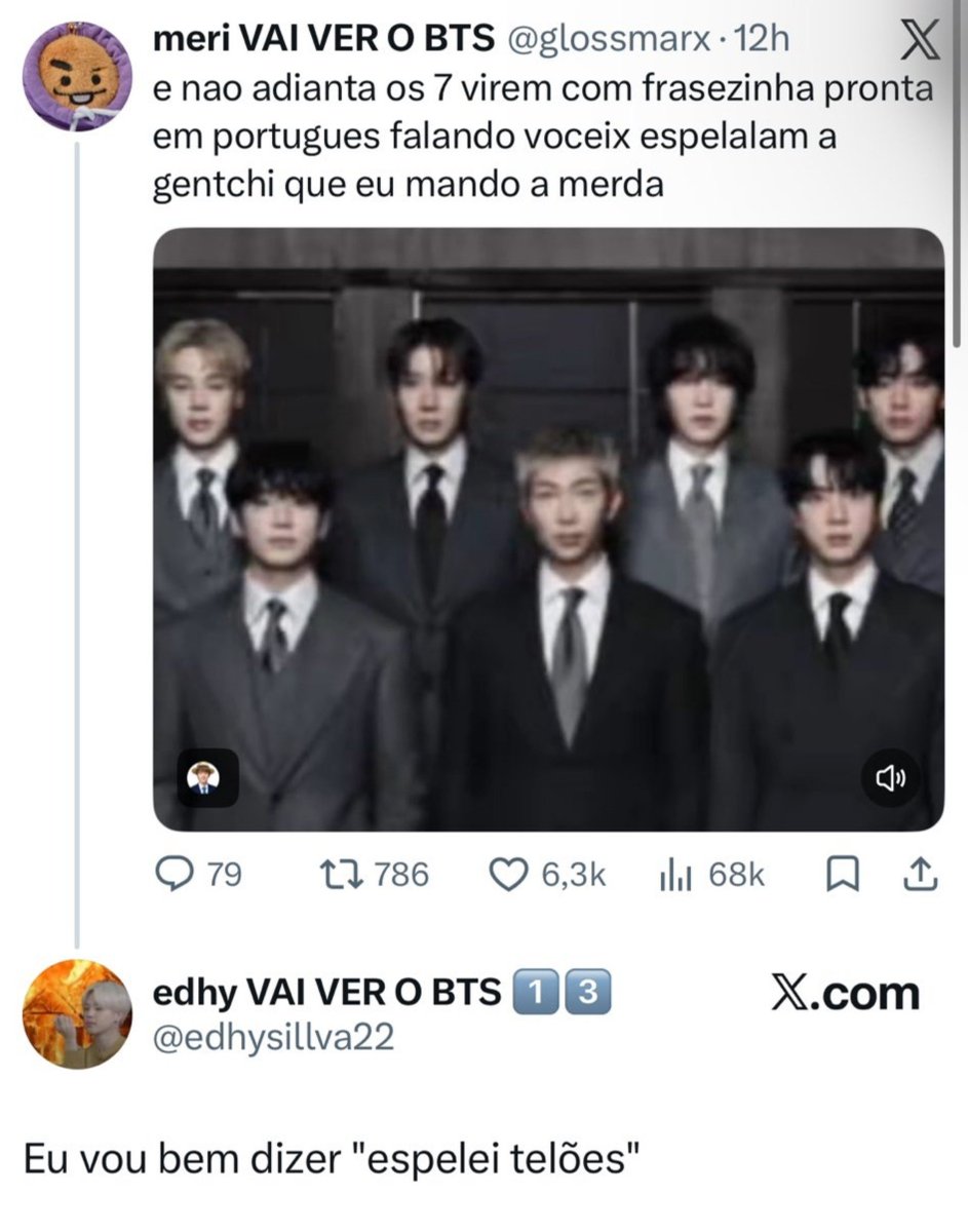 namuzine's tweet photo. 23:59 bts xenof0bicos 😠😡
00:00 show de xenofobia contra eles 

vcs são uma ESCÓRIA, os verdadeiros xenofóbicos aq são vcs https://t.co/dCqvtDQLFu