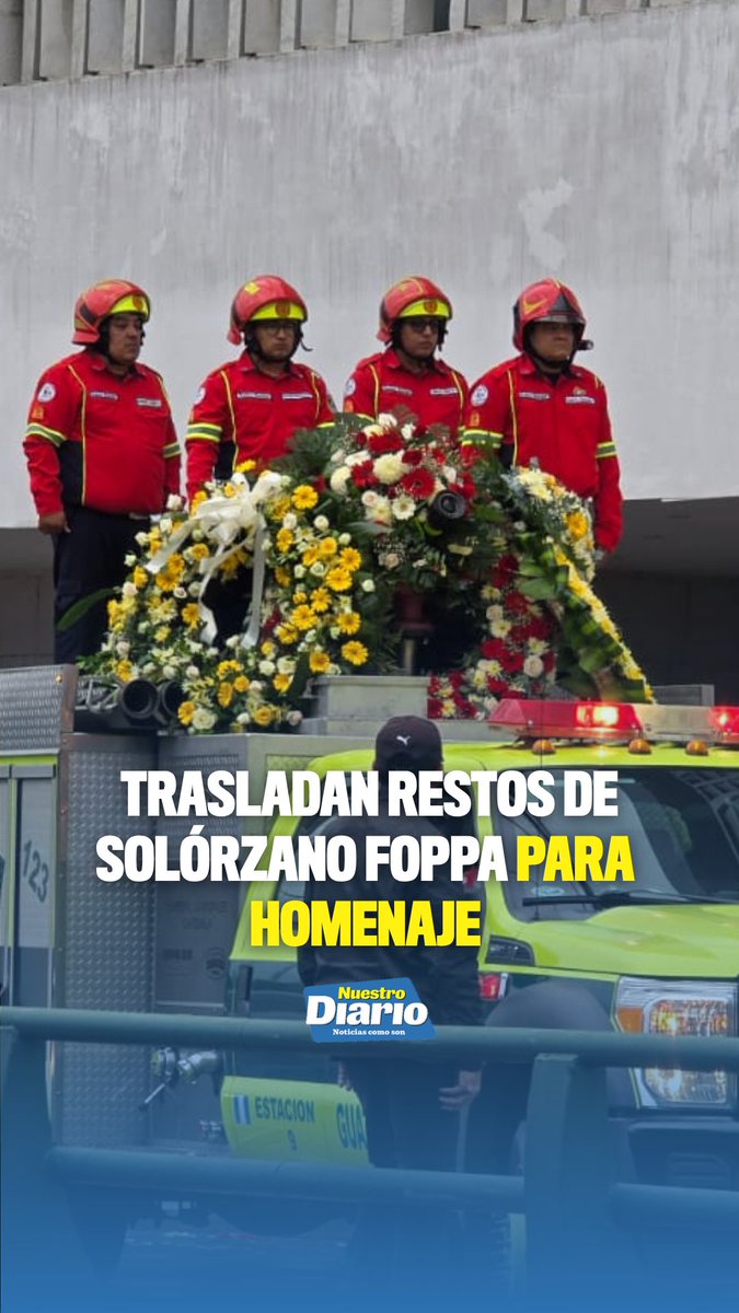 🕊️TRASLADAN RESTOS DE SOLÓRZANO FOPPA PARA HOMENAJE El cuerpo del abogado y exfiscal Juan Francisco Solórzano Foppa fue trasladado este martes 20 de octubre…