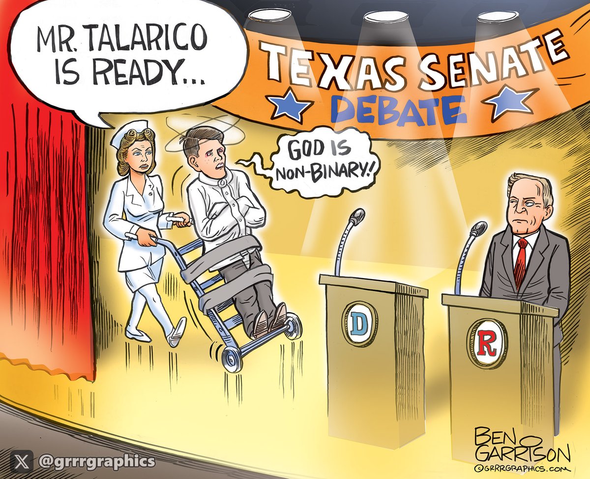 GrrrGraphics's tweet photo. Did Omar catch the same strain of flu that Talarico had?
🤔🤣 https://t.co/TgacPAM44C
