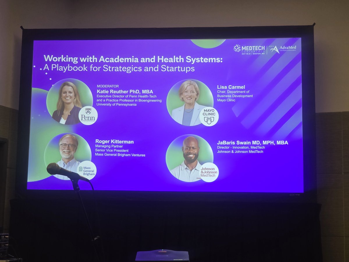 Engineer_Health's tweet photo. Panels at advamed medtech conference are excellent! #mtc26 https://t.co/DmUicsqSPp