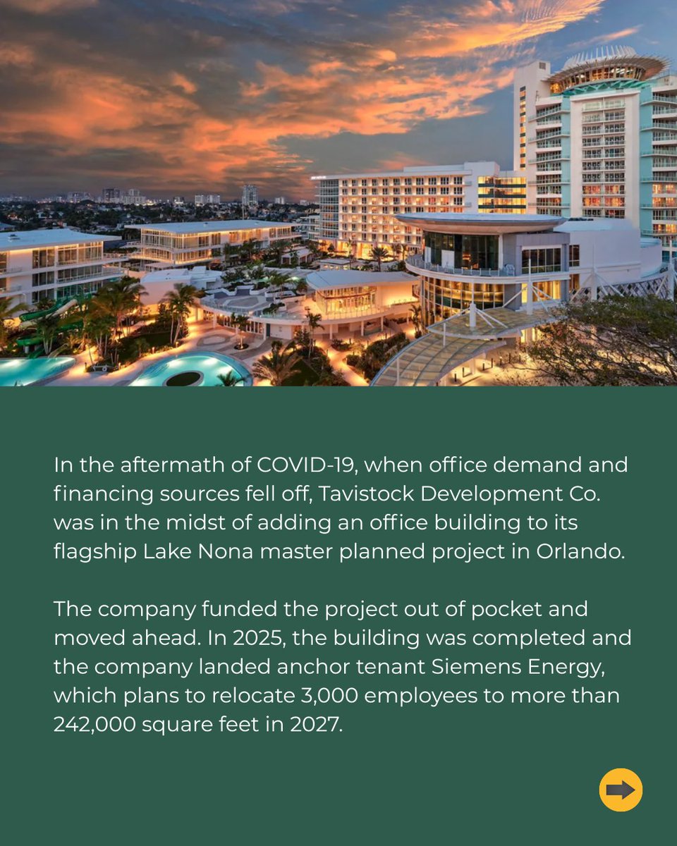 CPExecutive's tweet photo. 🏙️ What's driving Tavistock's mixed-use development strategy?

From Lake Nona to Pier Sixty-Six, long-term ownership and flexibility are shaping its projects across Florida.

🏗️ Read more on CPE: https://t.co/3eRxooA1U4 https://t.co/pAu6bxZ4ol