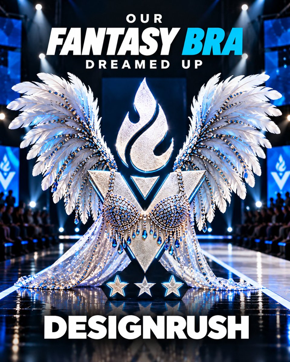 designrushmag's tweet photo. Even our logo wanted its Victoria's Secret moment. 💎

We couldn't say no. https://t.co/29oluiDcnt