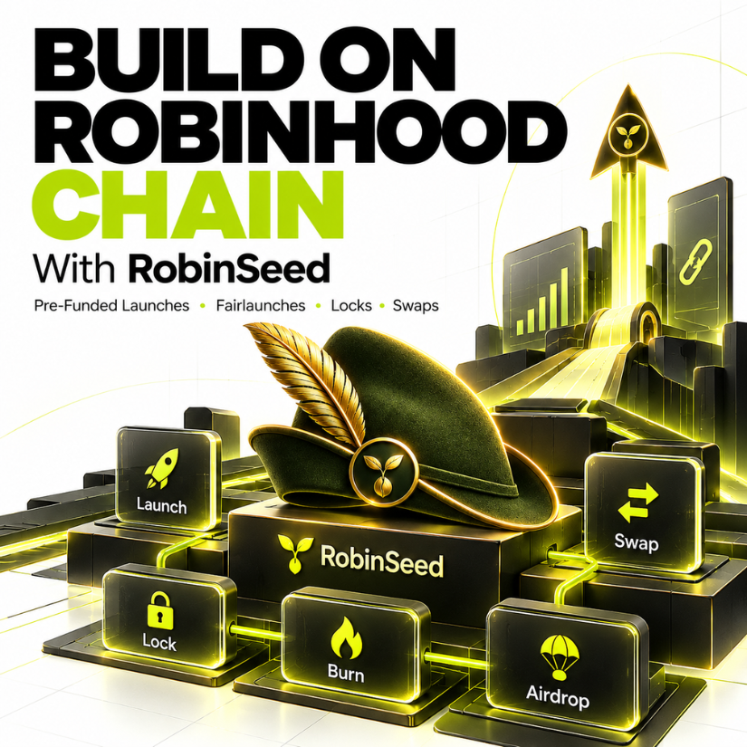 robinseed_xyz's tweet photo. @RobinhoodCrypto needs builders.

The next wave of projects won’t build itself. We need founders with vision, teams ready to execute, and builders willing to create something that lasts.

@robinseed_xyz gives you the tools to turn ideas into launches and launches into ecosystems.

🚀 Pre-Funded Launches & Fairlaunches
🔒 Liquidity Locks
🔄 ️Swaps & Burns
🎁 Airdrops & Growth Tools

The infrastructure is here. Now we need the builders to show up.

If you’re building on Robinhood Chain, let’s build something that matters.

Build with RobinSeed.

https://t.co/V0HLhjmiiQ