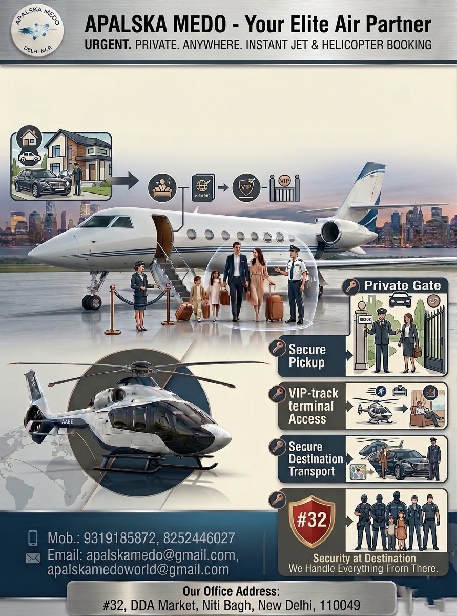 APALSKAMEDxn's tweet photo. Fly Apalska #PrivateJet #HelicopterBooking #AirAmbulance #LuxuryTravel #VIPTravel #DelhiNCR #TravelInStyle #SafeTravel #EliteAirPartner #AviationLogistics https://t.co/9GfWwLj0Oh