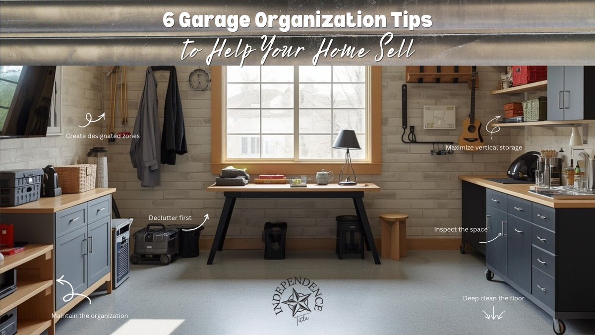 IndependenceTX's tweet photo. ๐ก Don't overlook the garage when selling your home! A little decluttering, cleaning, and smart storage can help buyers see its full potential. โจ
https://t.co/zpNolnn3oe
#HomeSellingTips #RealEstateTips https://t.co/bIRd1gu7ao