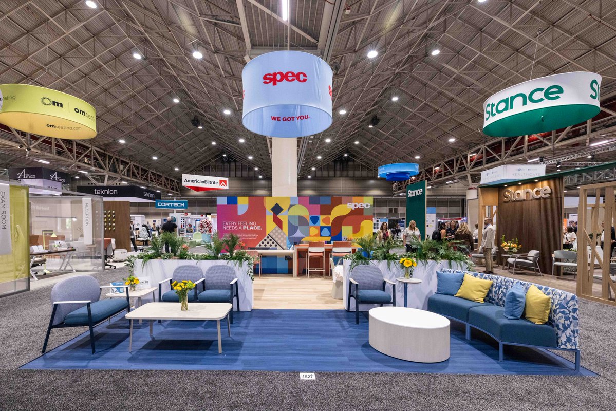 HCDMagazine's tweet photo. This week at #HCDcon 2026, we’re checking out @SpecFurniture in Booth 1527. See healthcare and behavioral health furniture designed to balance strength, comfort and the demands of care environments.

Learn more: https://t.co/RRy6O9Ou2S https://t.co/TpHtJHuiFG