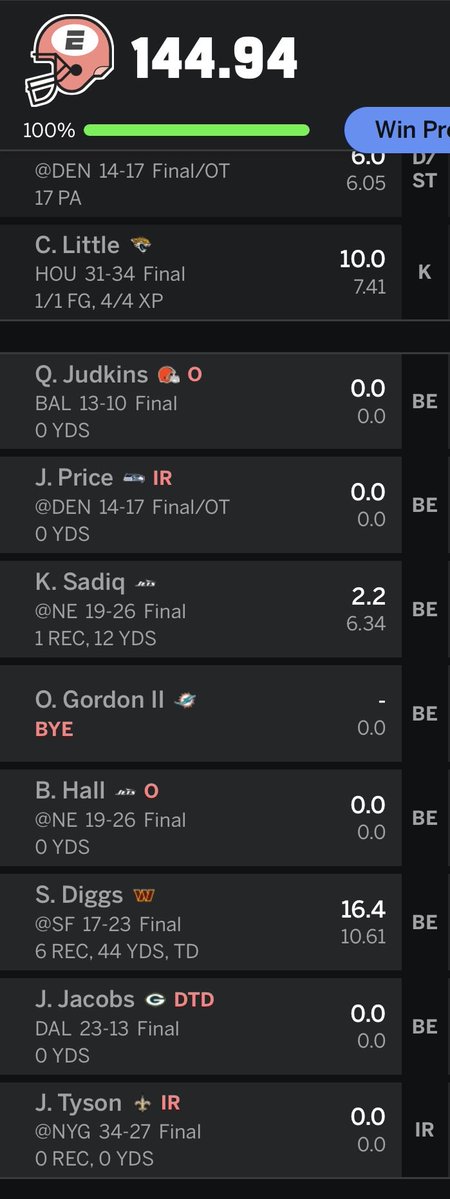 Nolanspringer05's tweet photo. @PPRFantasyTips Traded for puka a few weeks ago https://t.co/T2z9lbBrN5