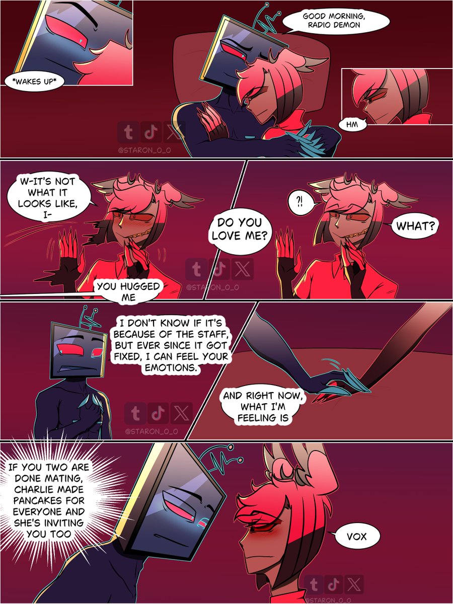 Staron_0_0's tweet photo. Reforged love {Radiostatic AU} Part 21
#radiostatic #alastorxvox #hazbinotel #alastor #vox #hazbinhotelcomic https://t.co/mr75JBtIMm