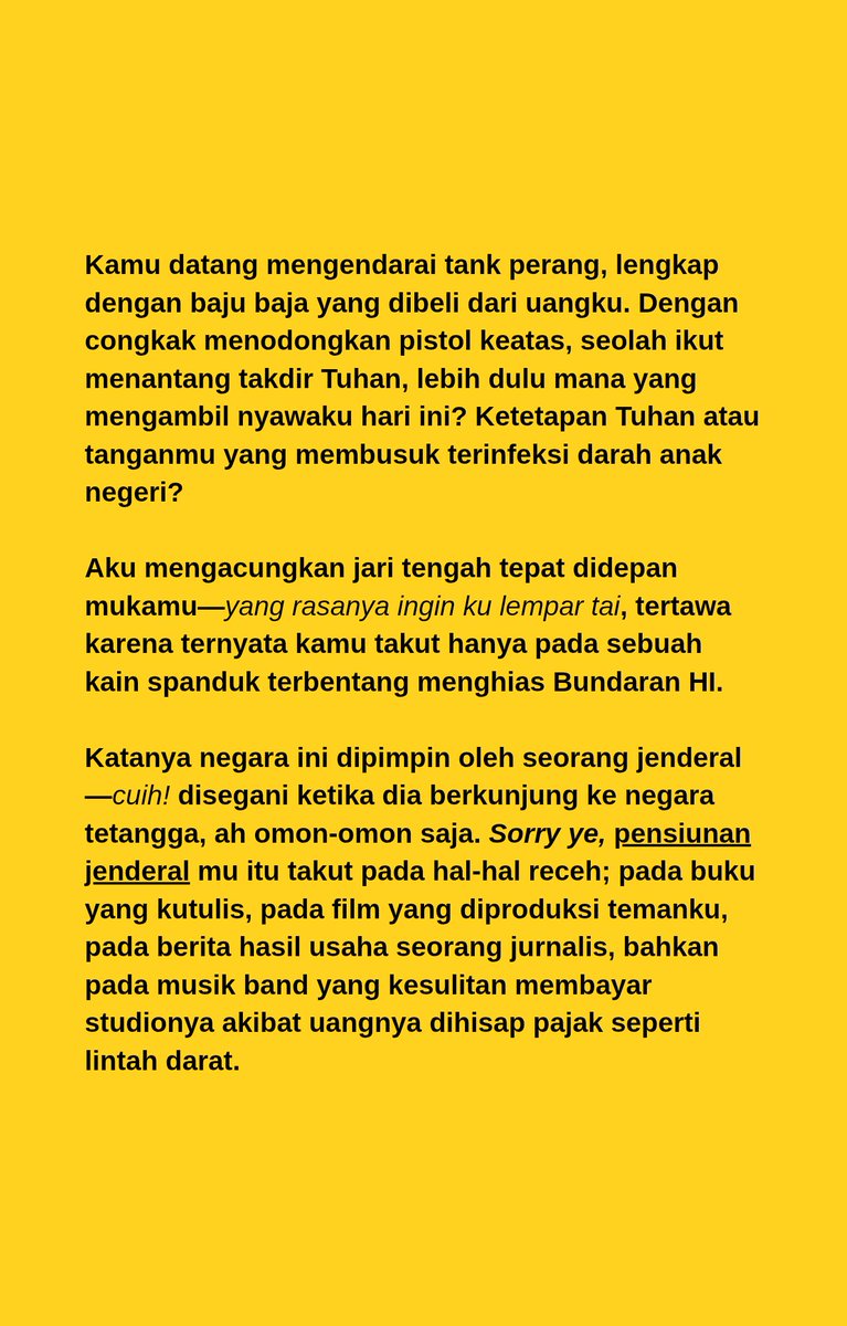 rintaoro's tweet photo. Bencana makin parah, hidup makin susah, negaraku lihai membungkam rakyat yang mulai gerah! https://t.co/8xuKC2Qp3x
