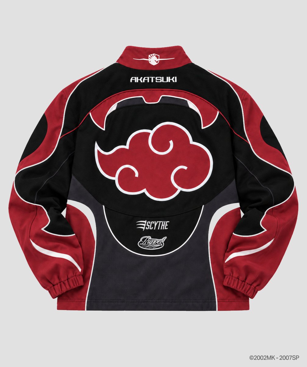 heloeesah's tweet photo. TL x Naruto - Akatsuki Racing Jacket

Featuring selfmade patches of all 10 members, custom construction, panels and piping. One of the pieces we poured the most love and care! https://t.co/VTgWVfpQ0k