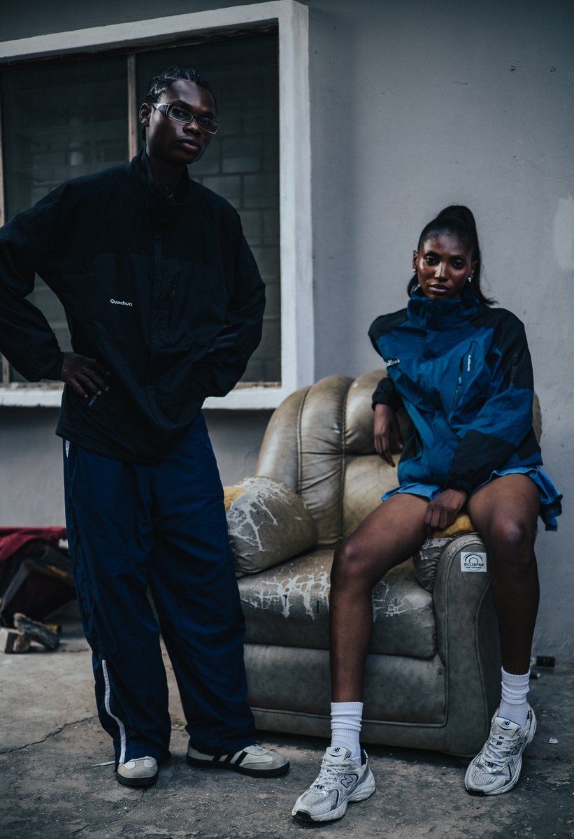 Thisizrare's tweet photo. Adidas x New Balance — reimagined through Lagos.

If I had the opportunity to photograph &amp; direct an adidas x New Balance collaboration, this is what it would look like as a Nigerian photographer and director.
Photograph &amp; directed by me
Talent: @_olumay 
Talent @delph_tumi https://t.co/289ybgVCs4