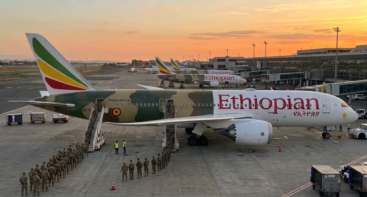 DahlaKib's tweet photo. One of Ethiopia’s once-respected airlines is rapidly damaging its reputation not only through poor customer service, which we have already discussed and documented, but also over serious allegations of transporting military personnel and weapons into conflict zones. An airline should connect people, not become an instrument of war. If civilian aviation is being used to facilitate military operations, the public deserves transparency and accountability. Ethiopian Airlines must answer a fundamental question: Is it serving civilians, or helping fuel a war?
The world deserves answers. Civilian aviation must not lose its purpose or its public trust to war. 
@StateDept @WhiteHouse @EUSR_Weber @antonioguterres @BBCWorld @CNN @AJEnglish @dwnews @Chinamission2un @franceonu @RussiaUN @UKUN_NewYork @USUN @BahrainMsnNY @ColombiaONU @RDCongoONU @Denmark_UN @GRUN_NY @LatviaUN_NY @LibMissionUN @PakistanUN_NY @panamaonuny @SomaliaatUN @flyethiopian #EthiopianAirlines