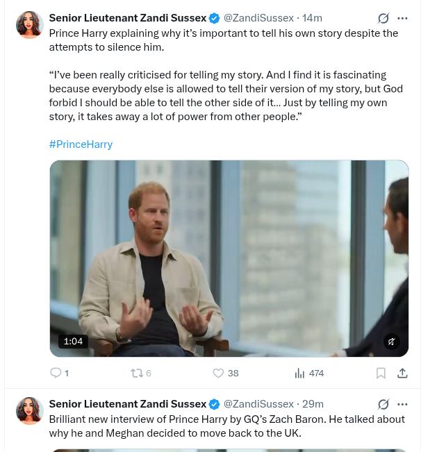 ToniSmith_UK's tweet photo. "Despite attempts to silence him"—said about a man who has had a prime-time Oprah special, a multi-part Netflix series, a global book tour for a 400-page memoir, and endless magazine features. If that is what being silenced looks like, heaven help us if he ever finds his voice. https://t.co/cd5g2HeVB2