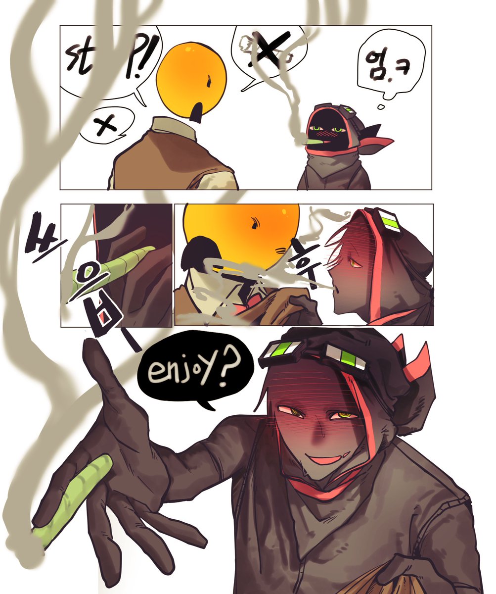 Garabi71's tweet photo. #thatmob #verity 
담배 마약(?)키스? 가 맞나 암튼 전에 리퀘!! https://t.co/uMlqVxDcjw