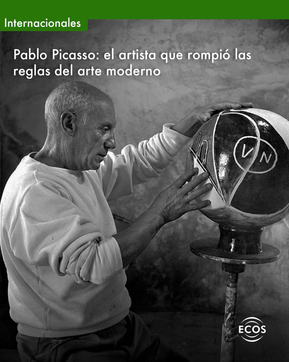 CanalECOS's tweet photo. Hoy recordamos al artista español que revolucionó el arte del siglo XX y cofundó el cubismo.

Su obra sigue inspirando a nuevas generaciones y nos invita a mirar el mundo desde otra perspectiva.

#Ecos #hoy #PabloPicasso #ArteUniversal https://t.co/BSQC2XnUVZ