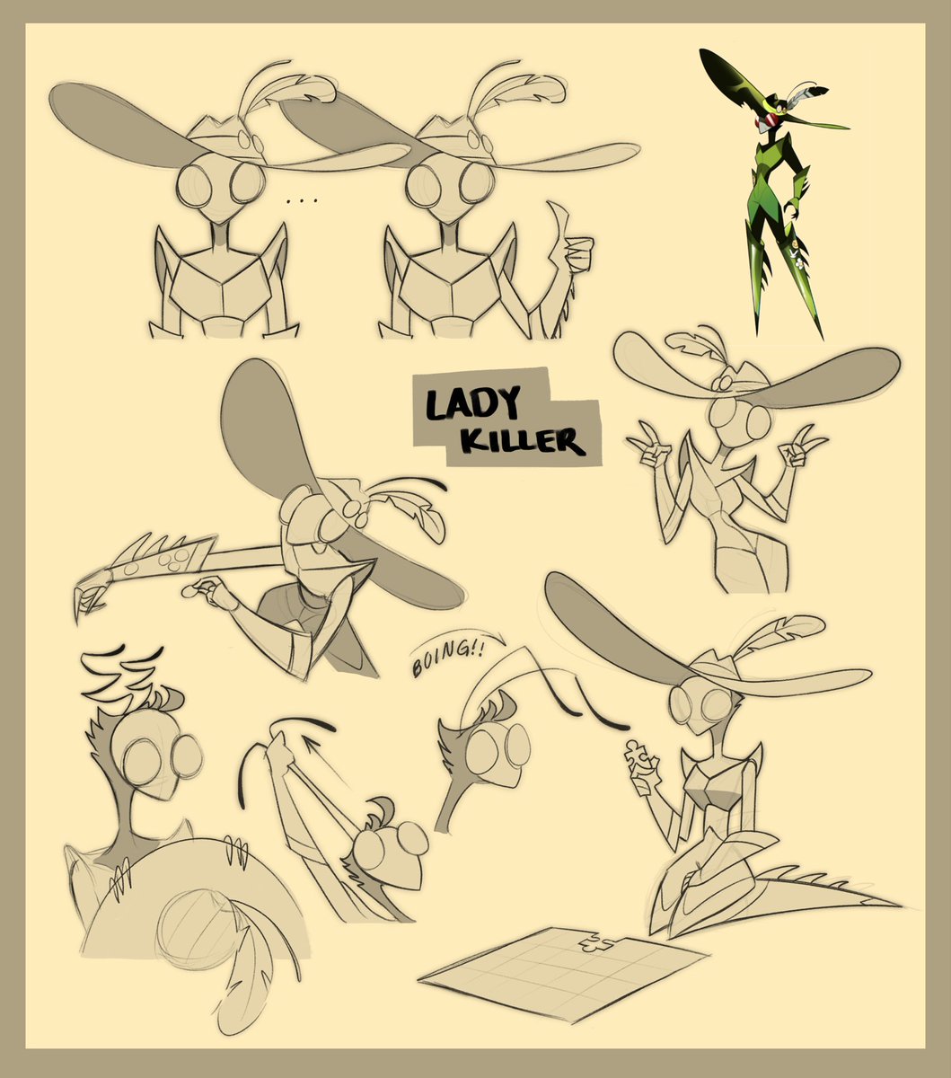 CosmicCosmoYT's tweet photo. MORE Lady Killer exploration art! Again so fun to draw 💖✨

#CallingAllVillains #LadyKiller https://t.co/i2Y9T6Kos9