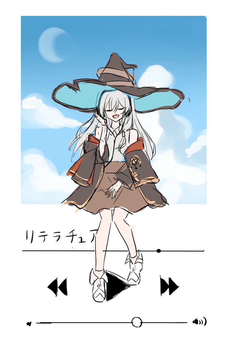 kabosu_sab2's tweet photo. 音楽プレーヤーぽくしたいやつ
#魔女の旅々 https://t.co/mTIu5m3zJ3