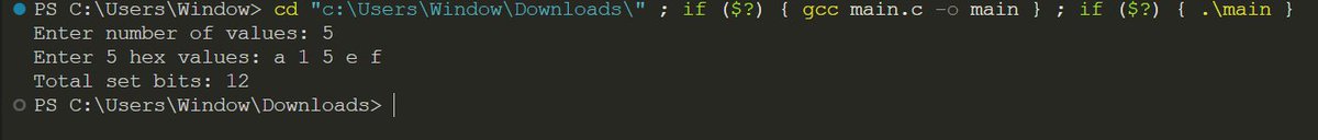 SamiAla02079658's tweet photo. Counting set bits looks trivial, but it’s everywhere in firmware: status flags, interrupt masks, and parity checks.

I wrote a small C routine for 32-bit arrays using fixed-width types and unsigned masks, verified on a PC first.

https://t.co/rRFXhSDTl0

#EmbeddedC #Firmware https://t.co/TLrOrrDHUy