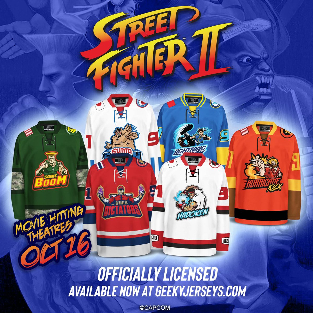 GeekyJerseys's tweet photo. And the winner of our #streetfighter2 jersey giveaway is... @danadevaughn 🎉
Didn't win? We have more giveaways coming soon!
#streetfighter #videogames #videogaming https://t.co/tOkctiVVbT