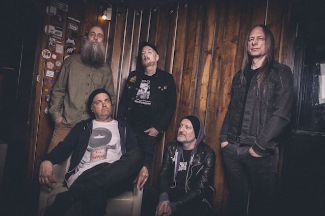 BLABBERMOUTHNET's tweet photo. DISFEAR, Featuring AT THE GATES Frontman TOMAS LINDBERG, Releases 'Shackled To Our Vice' Single https://t.co/8ejGCNoACy https://t.co/Po72kLg8dc