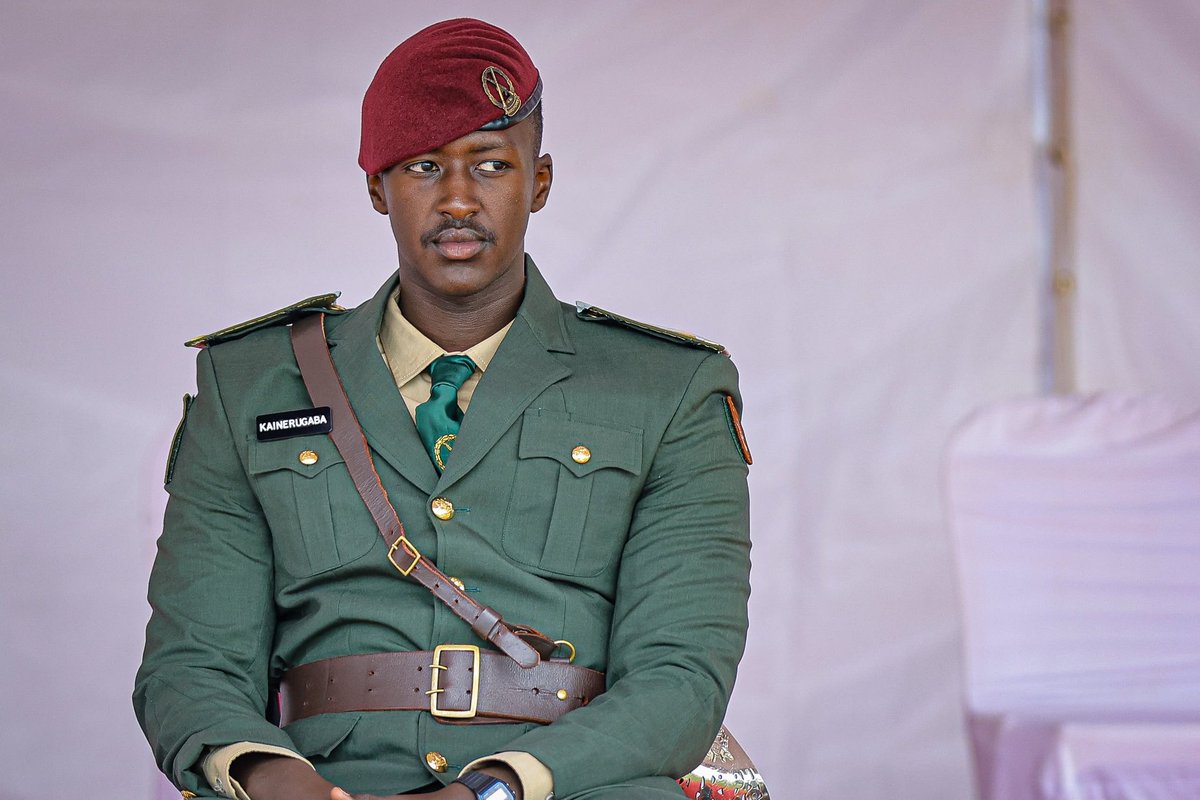 africatodayMG's tweet photo. A Family in Uniform: Uganda's First Family Writes a Three-Generation Military History

The family of President Yoweri Museveni is making a unique piece of Ugandan and African history. Three generations of soldiers, serving at the same time.

1. The Patriarch: Gen. Yoweri Kaguta Museveni

The 80-year-old liberation war hero who took power in 1986 after a five-year guerrilla war. A General who traded the bush for State House, but never took off the uniform completely. He remains the Commander-in-Chief and the longest-serving leader in Uganda's history.

2. The Son: Gen. Muhoozi Kainerugaba

Uganda's Chief of Defence Forces and the most powerful soldier in the country. From commanding the elite Special Forces Command to leading the entire UPDF, Muhoozi has followed  and at times mirrored his father's military path. To his supporters, he is the modernizer of the army. 

3. The Grandson: 2nd Lt. Ruhamya Kainerugaba

The newest chapter. The President's grandson and Muhoozi's son has officially joined the Uganda People's Defence Forces as a Second Lieutenant. The photo of the young officer in uniform has already set social media ablaze in Kampala.

For the first time in Uganda's 62 years of independence, a sitting President, his son who heads the army, and his grandson are all commissioned officers at the same time.

Analysts say it is more than just a family affair. It is a powerful statement about loyalty and how the Museveni family sees its role in Uganda's security not just as politicians, but as soldiers.