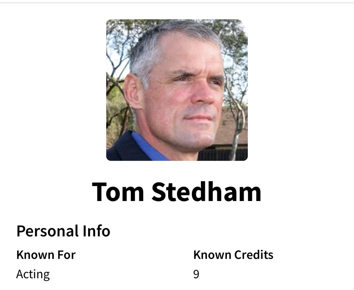 AnotherConspy's tweet photo. @TomStedham12 @Joelmpetlin A failed aged “actor” whose only accomplishments are small roles in 9 small films. Not Jewish people’s fault you’re a failure https://t.co/T96iUyiJ3C
