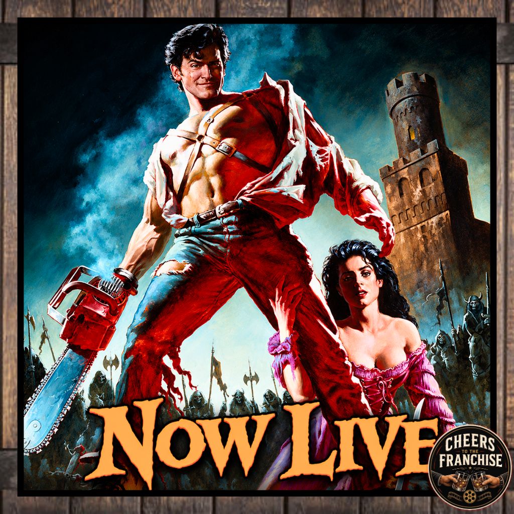 CheersFranchise's tweet photo. Groovy!
Ash is back, baby! This week on Cheers to the Franchise, we're heading to the Middle Ages for Army of Darkness (1992)!
Watch or listen now: https://t.co/kp6qu1PqTj
#ArmyOfDarkness #EvilDead #BruceCampbell #CheersToTheFranchise #HorrorMovies
Hail to the King, baby. https://t.co/SahawJyVIs
