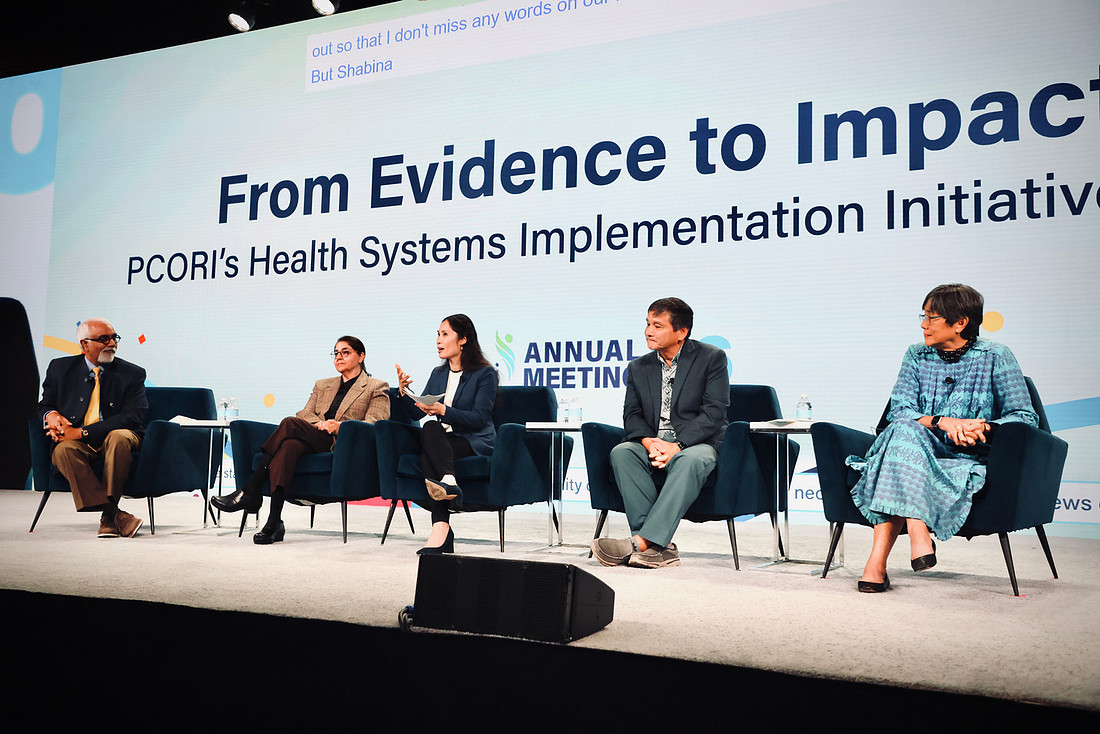 PCORI's tweet photo. Through HSII, PCORI provides funding to HSII Participant health systems to undertake implementation projects to actively advance the adoption of new evidence. These projects have the goal of promoting the uptake of specific PCORI-funded evidence in practice.

Learn more: https://t.co/IN0TXvENdN #PCORI26