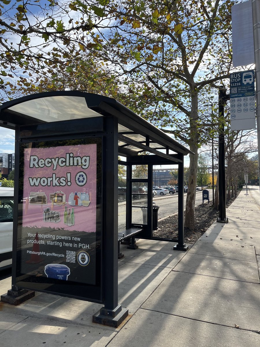 Pittsburgh's tweet photo. We're rolling out a new recycling awareness campaign to make every recycling bin count!

Ways to help:

♻️ Recycle empty bottles, cans, paper and cardboard
��� Break down boxes before recycling
🚫 Keep plastic bags, food waste &amp; other non-recyclable items from the recycling bins https://t.co/jNc2ZKFUjV