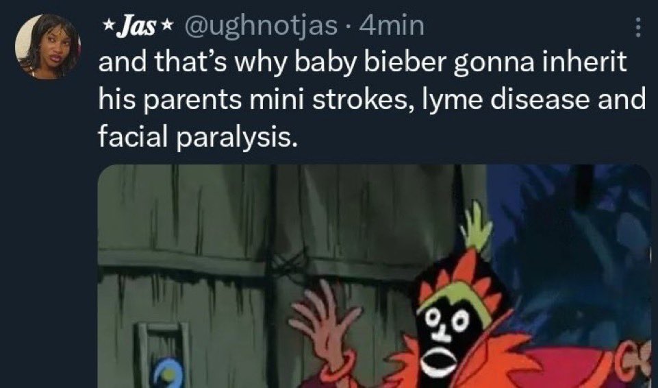 h_ashlyyyy's tweet photo. @sthonecoldx How? Sick mfs like @mpisrare literally exist to lie and suck pedophile Gomez’s untalented botched ass

They literally wished for Hailey to be infertile, then miscarry and now pray for Jack to die. These people are satanic. https://t.co/j1QfhvFa5G