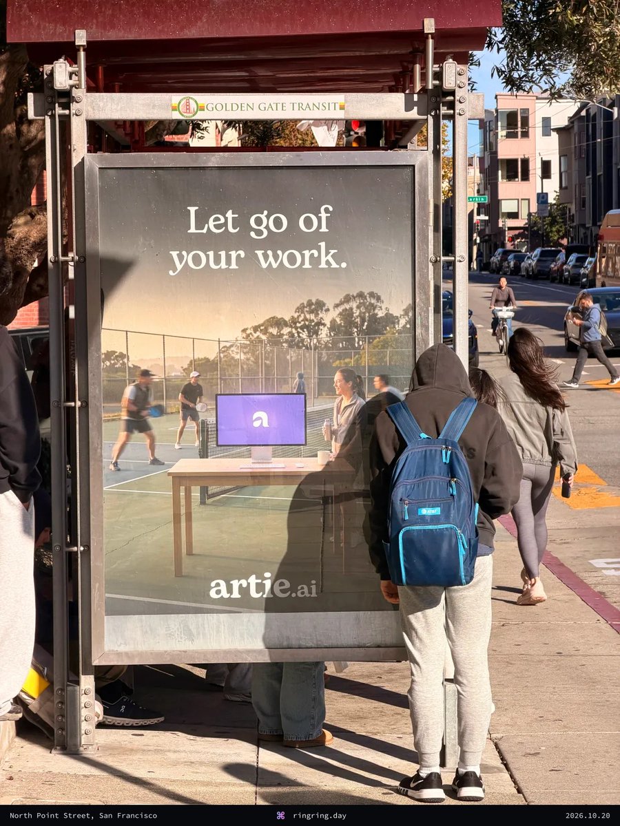 Ringring440hz's tweet photo. Hello 👋 Spotted @artie_labs @JacquelineSYC19 on North Point Street, San Francisco. A moment in the city. A letter to the future. Leave your mark: https://t.co/Gxq9hZqzj2

#RealTimeData #DataStreaming #SFTech https://t.co/8Z7uNSwYu6