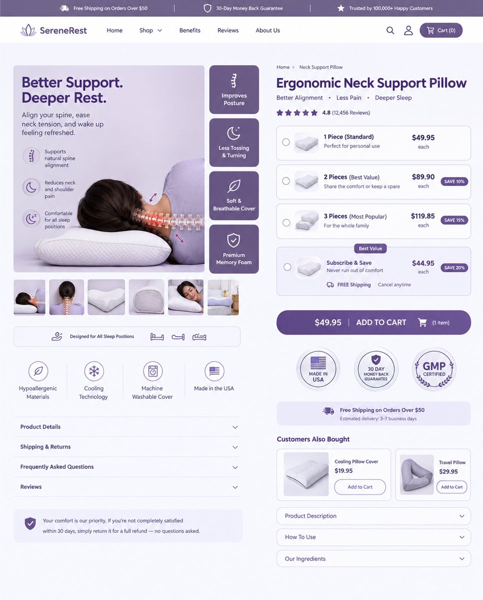 JessicaCre62465's tweet photo. Your product page is the difference between a sale and a bounce.

Shoppers scan in seconds, so if your layout is slow or cluttered, you've already lost them.

Stop burying the value, show the results, social proof, and a clear offer immediately. https://t.co/ya99E3wauo