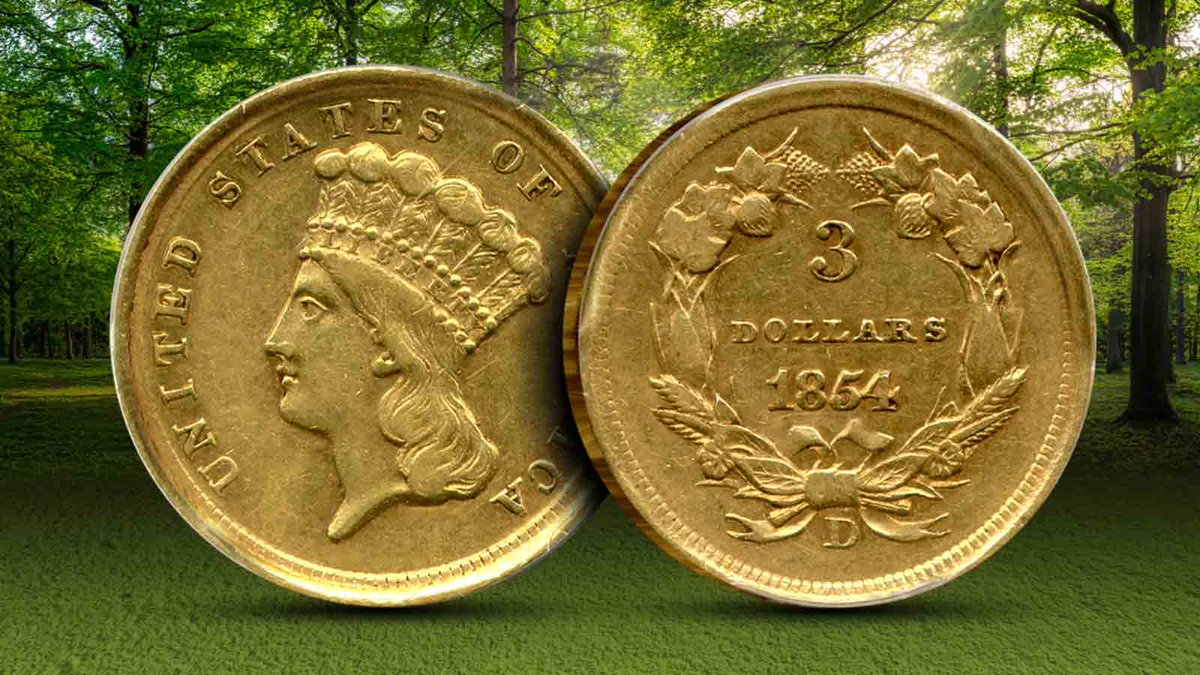 APMEX's tweet photo. Learn about the Dahlonega Mint — a small Georgia branch mint born from the South’s first gold rush that struck nothing but gold coins for less than 25 years before the Civil War brought it to an end. 

From the distinctive “D” mint mark to the single-year 1854 three-dollar gold piece, Dahlonega coins carry one of the most compelling stories in American numismatics. 

Read the full history here: https://t.co/qVKJ7vMOeX 🪙

#apmex #georgia #goldcoins #coincollecting #numismatics #coinhistory #americanhistory #uscoins