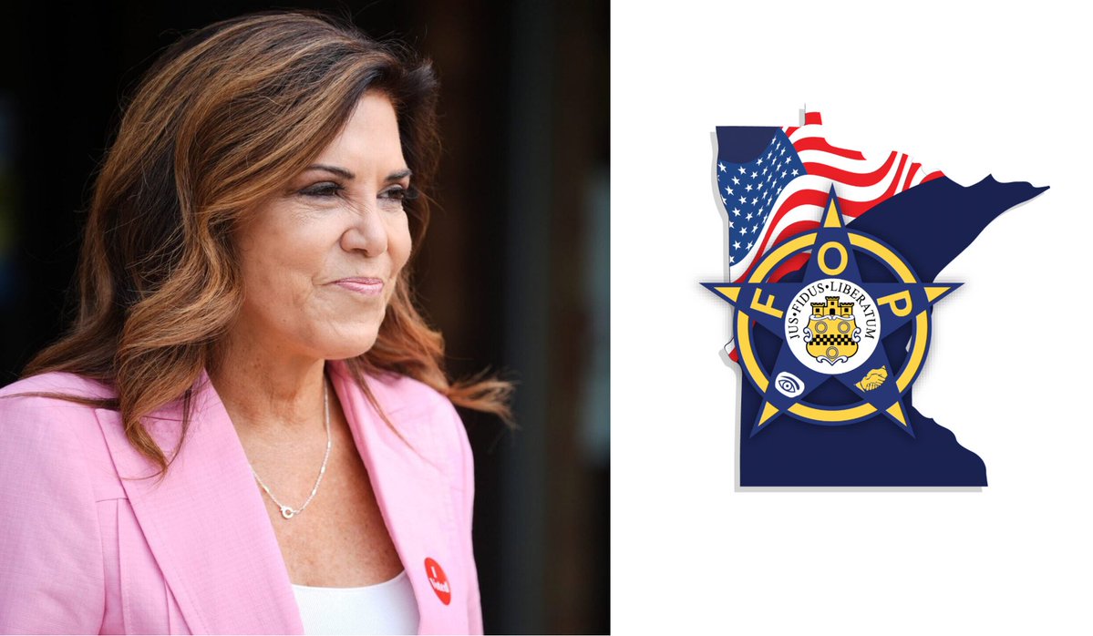 GrageDustin's tweet photo. 🚨 BREAKING: Michele Tafoya just received the endorsement of the Minnesota Fraternal Order of Police.

With Somali gang violence on the rise, Tafoya is the clear pick for law enforcement, and a safer Minnesota. https://t.co/8UCMSo1lfY
