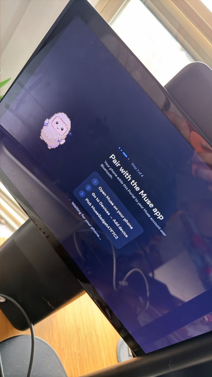 msg's tweet photo. starting my day upgrading the discontinued Facebook Portal to become a Meta Muse Portal https://t.co/HvOPsJvQkT