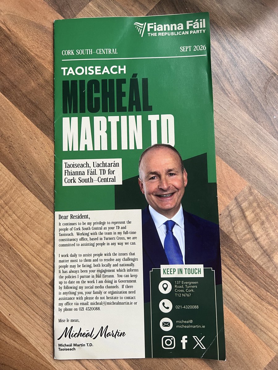 OpenLitterMap's tweet photo. @sligococo @MichealMartinTD Cork south central here. Have been trying to get in touch with @MichealMartinTD for years about my work to include people in data collection following the launch of the iPhone. Got this leaflet saying to keep in touch but they never answer or call back. https://t.co/9zzOpDmkpq