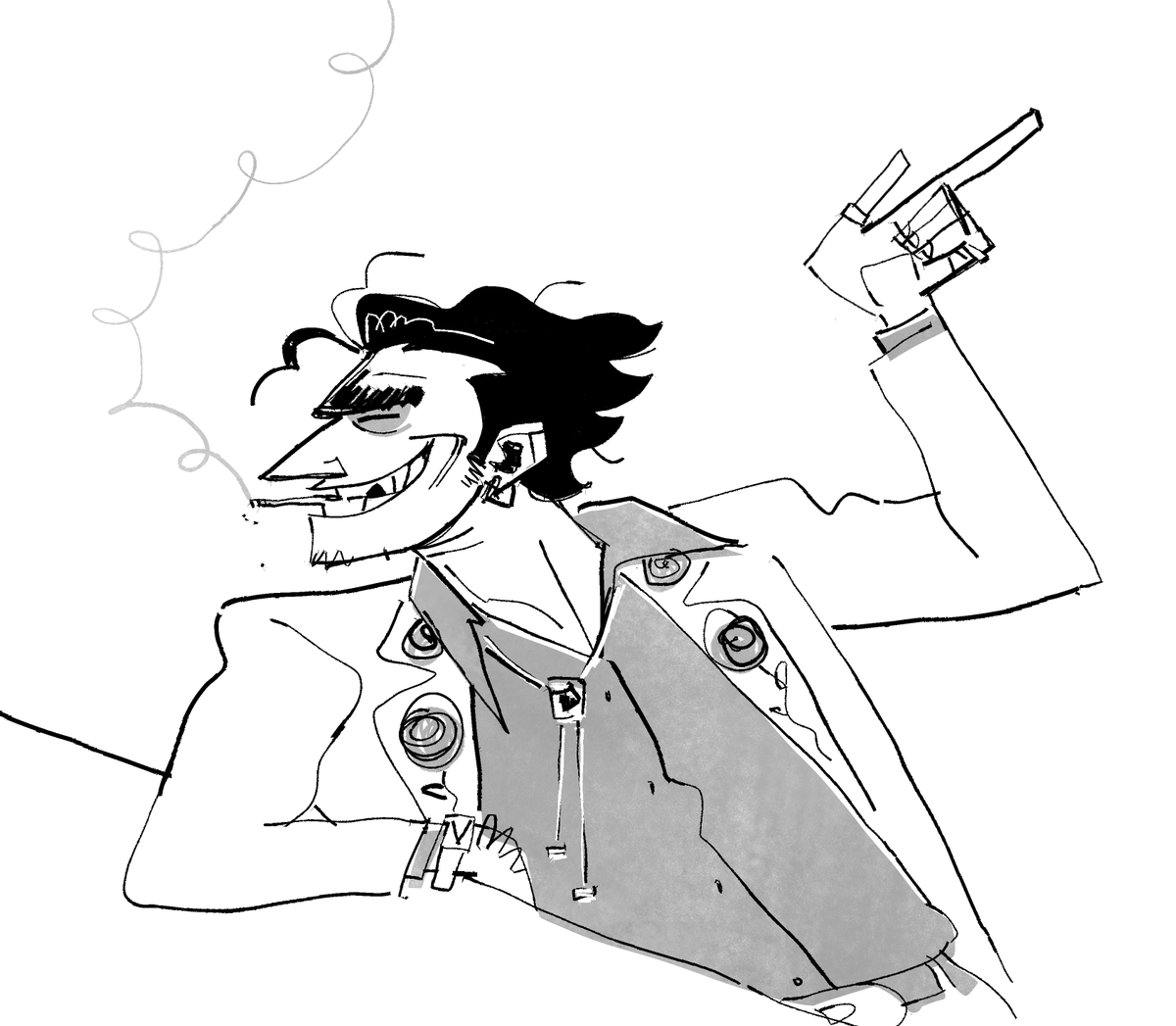 _officialspec's tweet photo. drawing the same guy over and over day 21989348849 https://t.co/qWKReQagQ4