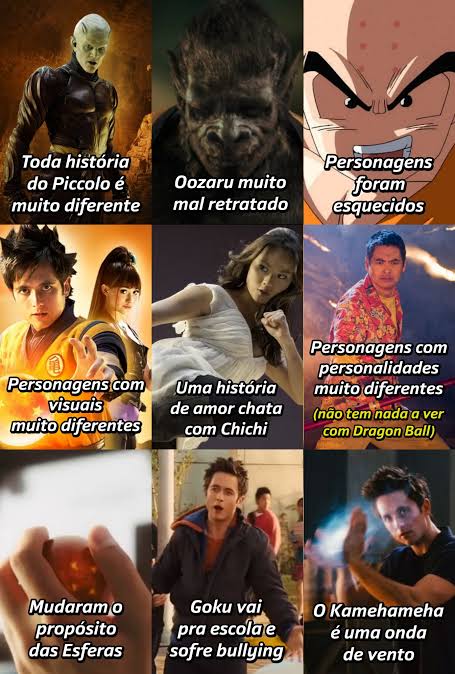 kamisamaexp's tweet photo. Alguns problemas de Dragon Ball Evolution https://t.co/2YRLnsiLlm
