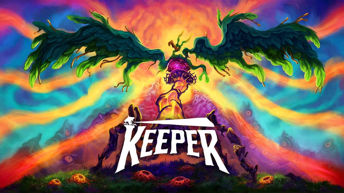 DoubleFine's tweet photo. Enjoy a story told without words, about unlikely companionship and mystifying metamorphosis!

The unknowable awaits...KEEPER is available (including Noir and Psychedelic modes) on PC, Xbox, and PS5!

Buy Now: https://t.co/NQ0qyp3az6 https://t.co/jFaBnxheSb