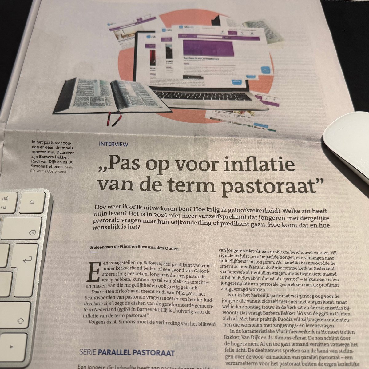 refoweb's tweet photo. In een artikel van @refdag over (parallel) pastoraat komt Refoweb uitgebreid aan de orde. Ds. Simons gaat in discussie met 2 leden uit de Gereformeerde Gemeente in Nederland, waarvan er 1 een trouwe bezoeker van Refoweb was...

https://t.co/f7ujwf5hII