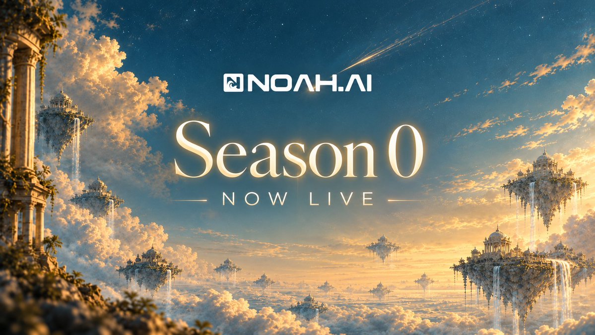 TryNoahAI's tweet photo. Season 0 is live.

The NoahAI Points leaderboard is now open.

- Build with Noah
- Ship real products
- Complete challenges
- Do social quests

Earn points, and climb the leaderboard: https://t.co/P6GL7yAnAO

Details ⬇️ https://t.co/R86chftQZO