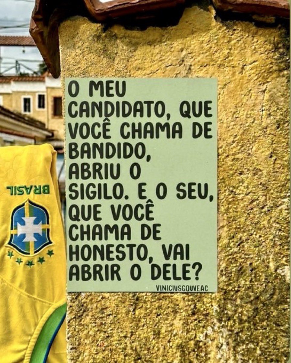 PedroRonchi2's tweet photo. Quem não deve abre o sigilo. https://t.co/UxxaenQMmV